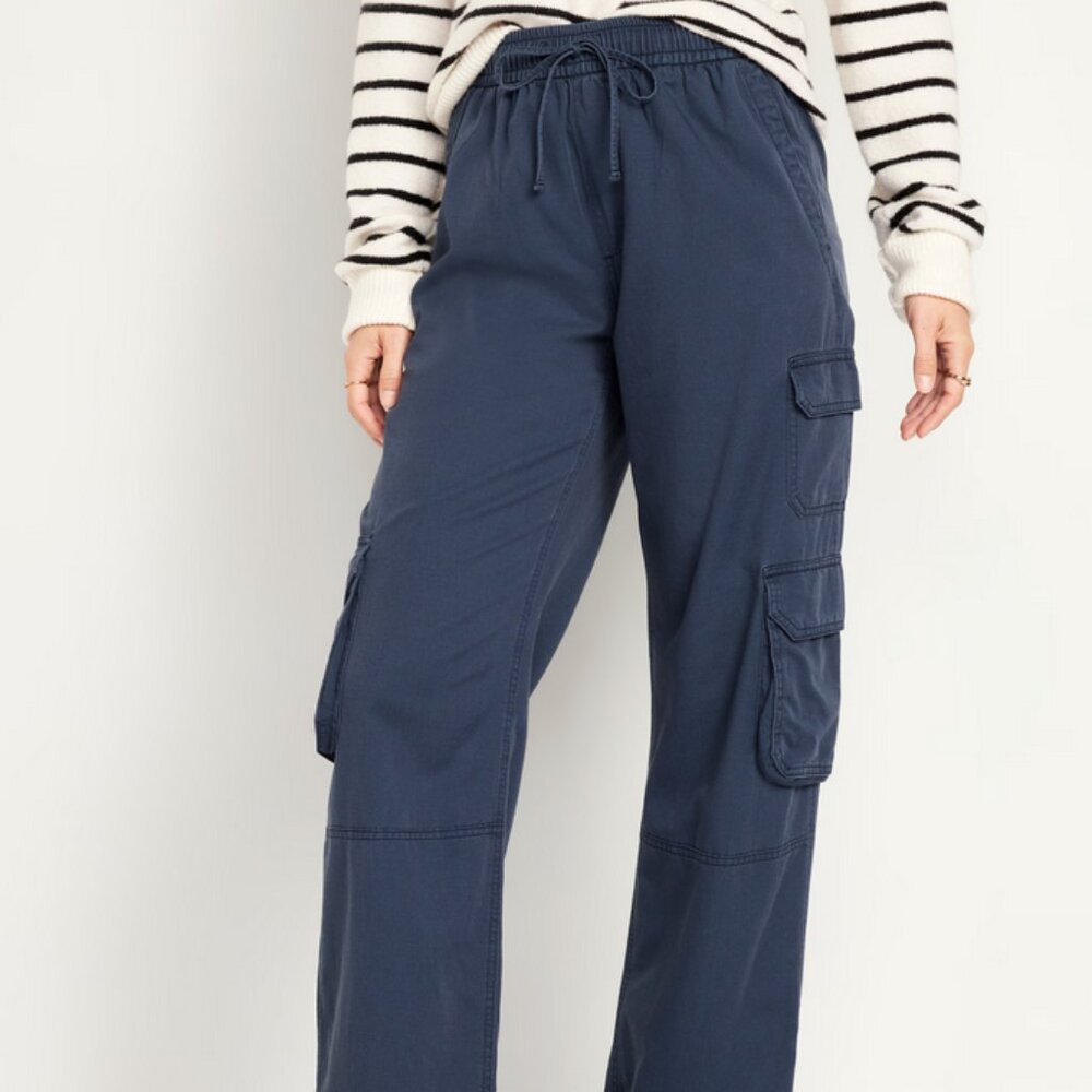Old Navy wide leg cargo, size S